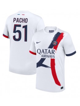 Paris Saint-Germain Willian Pacho #51 Auswärtstrikot 2024-25 Kurzarm